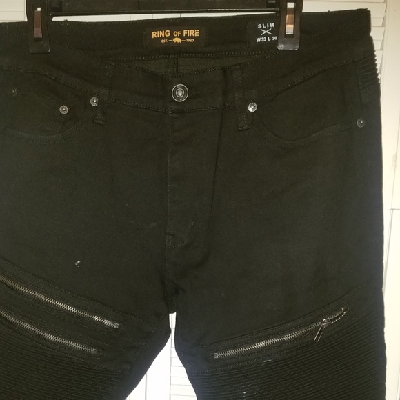 ring of fire black jeans
